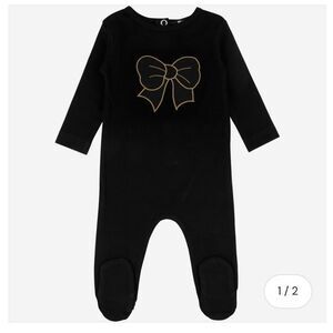 Noggi Baby Girls Puffy Bow Cotton Stretchie